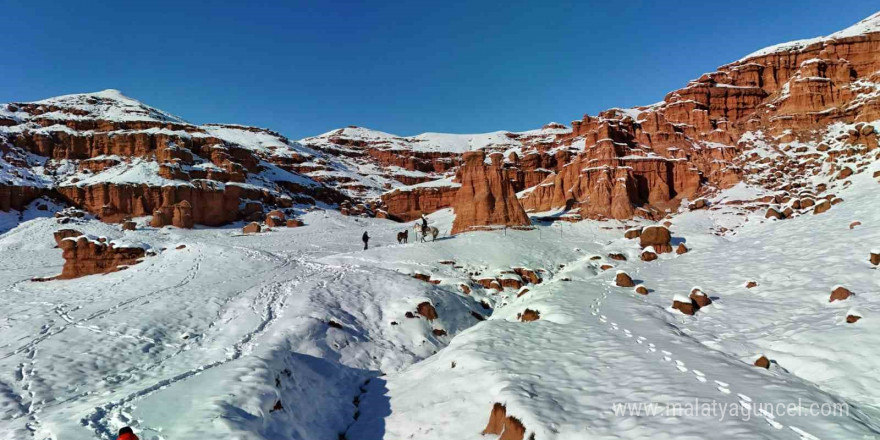 Burası Colorado değil Erzurum: İşte kırmızının beyaz ile buluştuğu yer