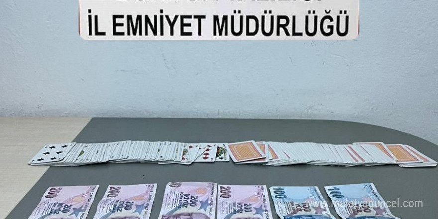 Burdur’da kumar oynandığı tespit edilen bir iş yeri kapatıldı