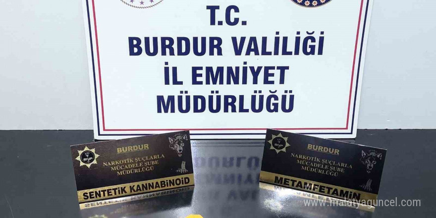 Burdur’da minibüste üzerinden uyuşturucu ile yakalanan şüpheli tutuklandı