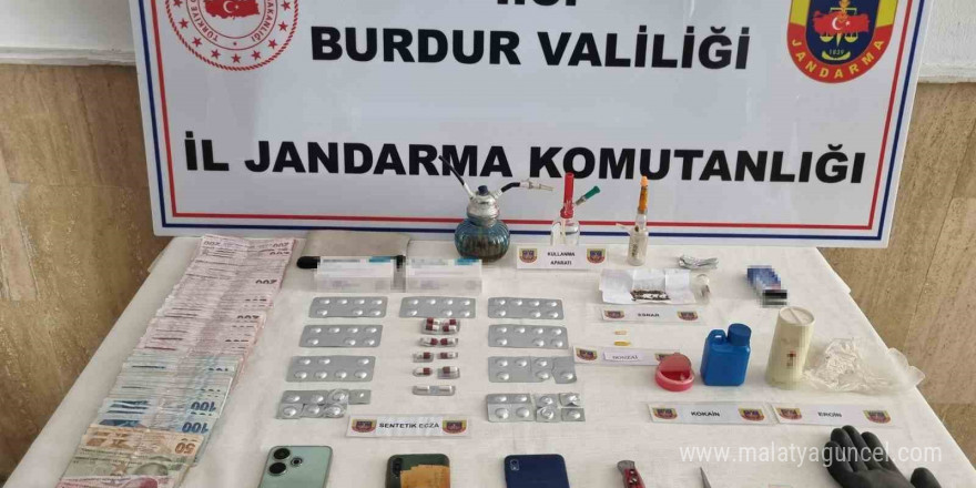 Burdur’da uyuşturucu operasyonlarında 9 şüpheli tutuklandı