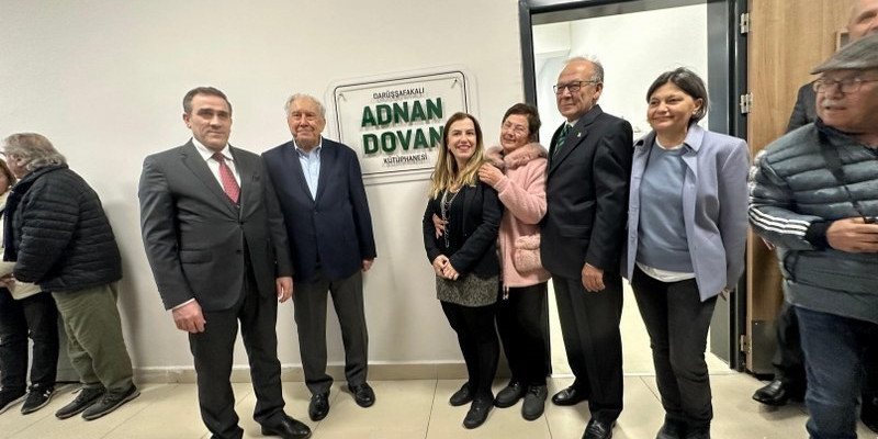 Burhaniye’de Adnan Dovan Kütüphanesi törenle açıldı