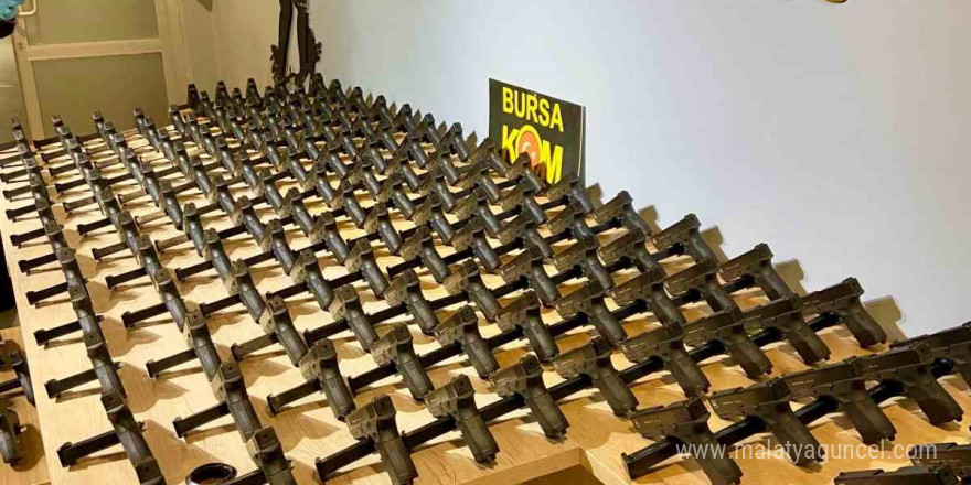 Bursa’da büyük silah operasyonu