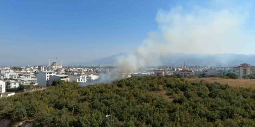 Bursa’da çocukların torpille eğlencesi yangına neden oldu