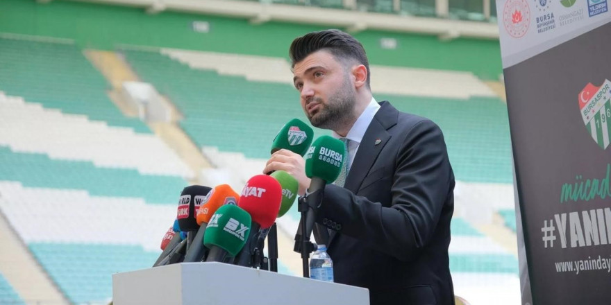 Bursaspor Başkanı Enes Çelik: “Görevi bırakma dahil her türlü kararı almaya hazırız”