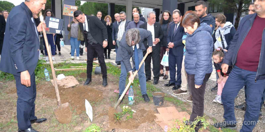 BUÜ’de ağaçlandırma çalışmaları devam ediyor