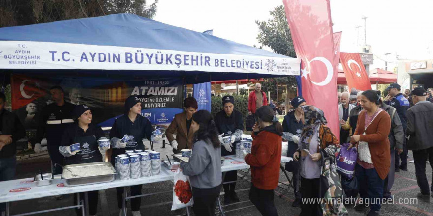 Büyükşehir, Atatürk için 17 ilçede hayır gerçekleştirdi