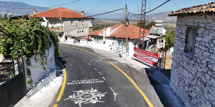 Büyükşehir’den Bozdoğan’da yol yapım çalışması