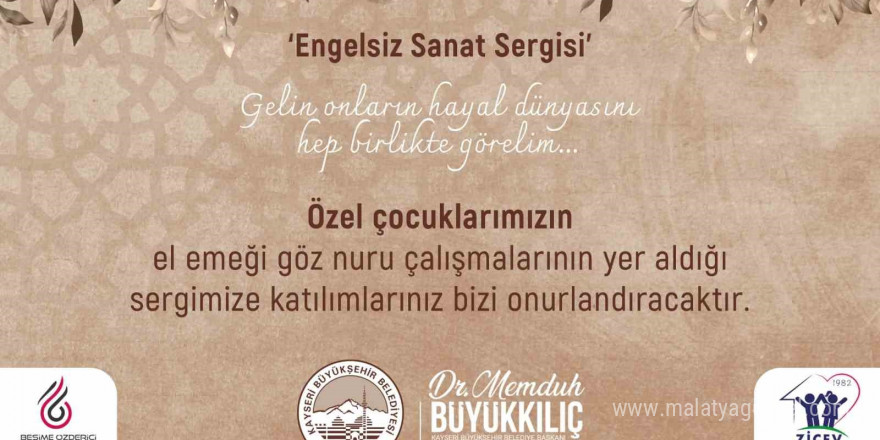 Büyükşehir’den engelleri ortadan kaldıran sanatsal etkinlikler