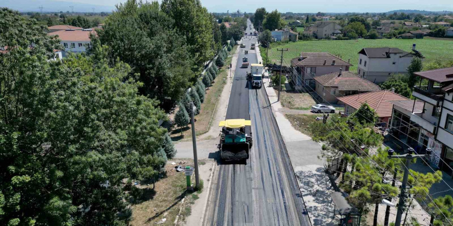 Büyükşehir’den eski Ankara yolunun çehresini değiştiren mesai