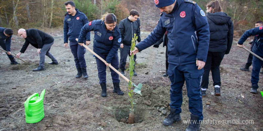 Büyükşehir’den kahraman itfaiyecilerin anısına hatıra ormanı