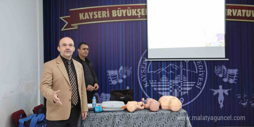 Büyükşehir’den personeline sertifikalı ‘ilk yardım’ eğitimi