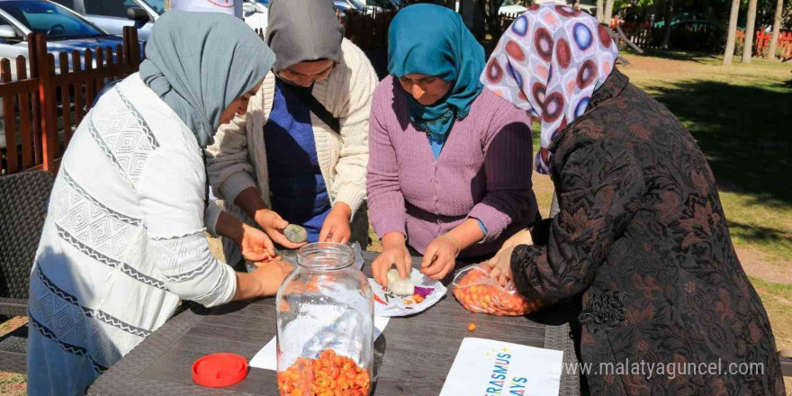 Çameli’nde kadınlara doğal yollarla ‘alıç sirkesi’ yapımı eğitimi