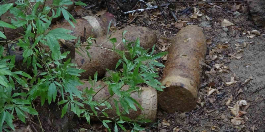 Çanakkale’de 109 yıllık 18 top mermisi bulundu