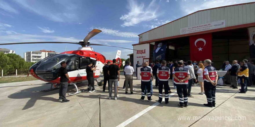 Çanakkale’de ambulans helikopter göreve başladı