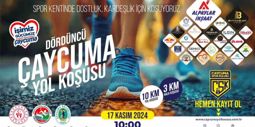 Çaycuma 4. yol koşusunda kayıtlar 567’ye ulaştı