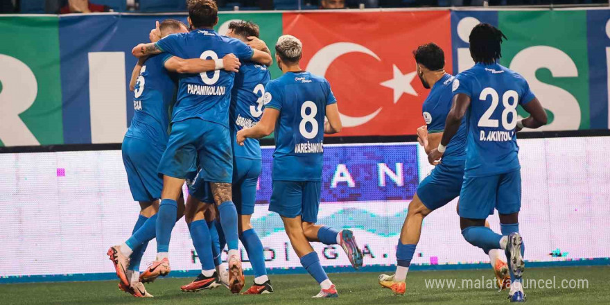 Çaykur Rizespor, 5 hafta sonra gol sevinci yaşadı