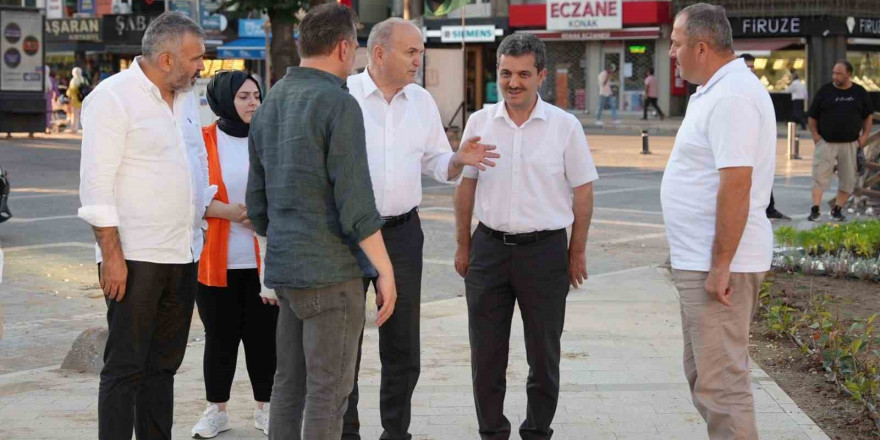 Cedidiye meydanı şeklini almaya başladı