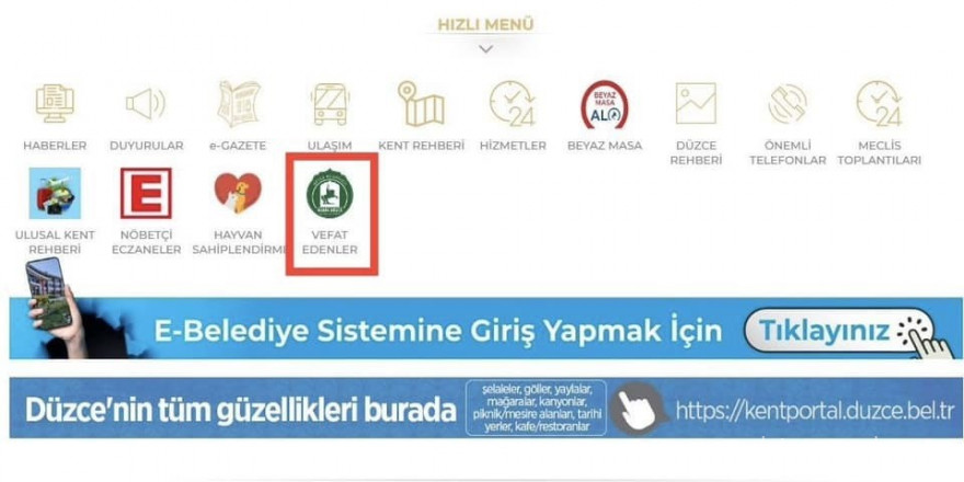 Cenaze duyurularına erişim kolaylığı