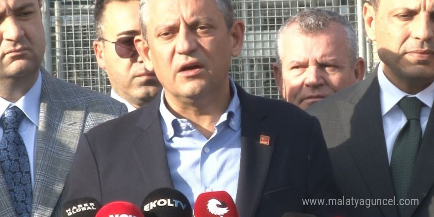 CHP Genel Başkanı Özel: 'Ahmet Özer için 50 gündür iddianame yazamıyorlar”