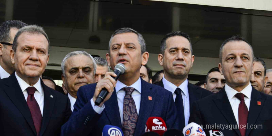 CHP Genel Başkanı Özel: 'Bugün Mersin’den bir büyük sürpriz yapacağız'