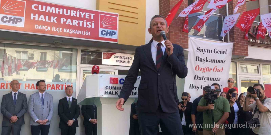 CHP lideri Özel, 13 bin oy aldığı Datça’da bin kişiye seslendi