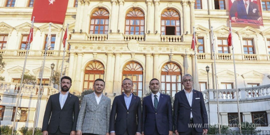 CHP lideri Özgür Özel’den Beyoğlu Belediyesi’ne ziyaret