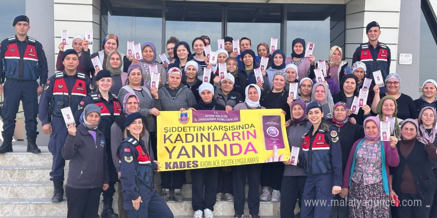 Çine’de 62 kadına KADES eğitimi verildi