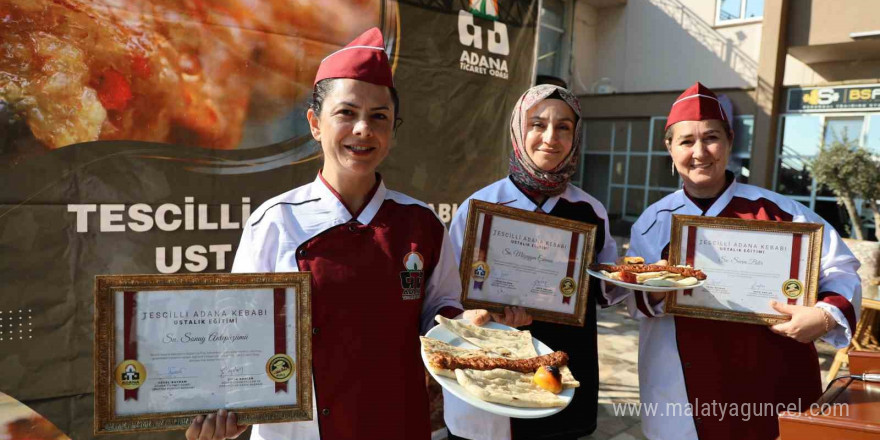 Coğrafi işaretli Adana kebabının inceliklerini ustasından öğrendiler