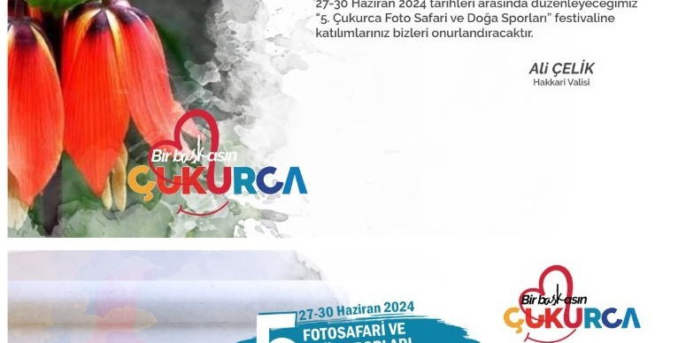 Çukurca 5. Foto Safari ve Doğa Sporları Festivali başlıyor