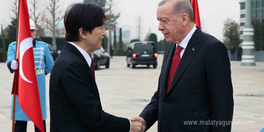 Cumhurbaşkanı Erdoğan, Japonya Veliaht Prensi Fumihito’yu kabul etti