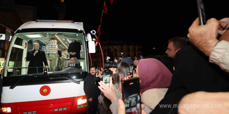 Cumhurbaşkanı Erdoğan, memleketi Rize’de