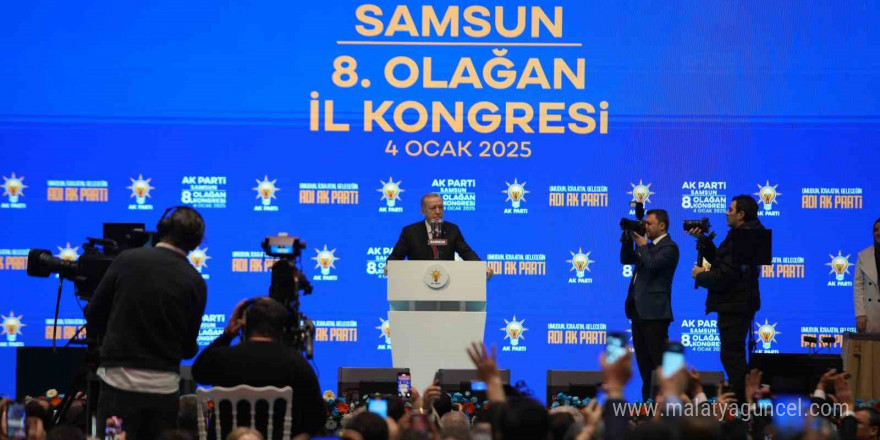 Cumhurbaşkanı Erdoğan: 'Samsun-Ankara YHT projemizi mutlaka hayata geçireceğiz'