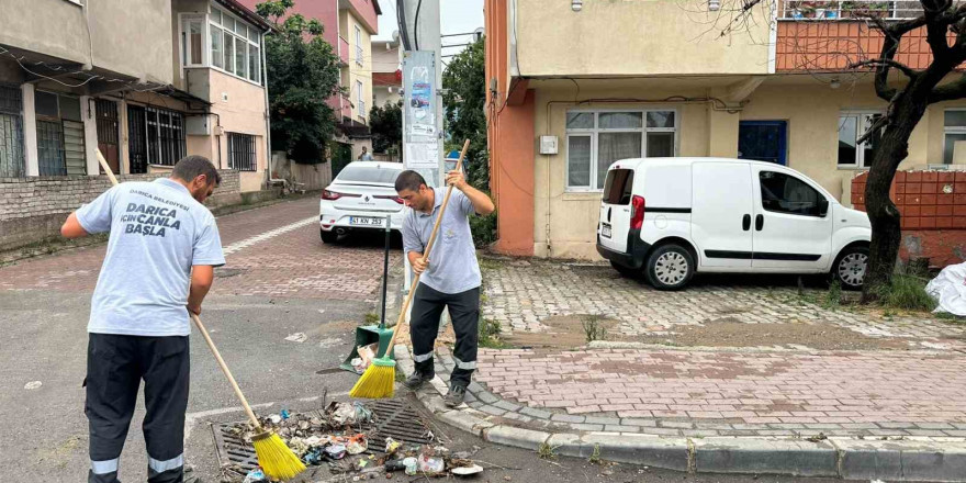 Darıca Belediyesi sel tehlikesine karşı teyakkuzda