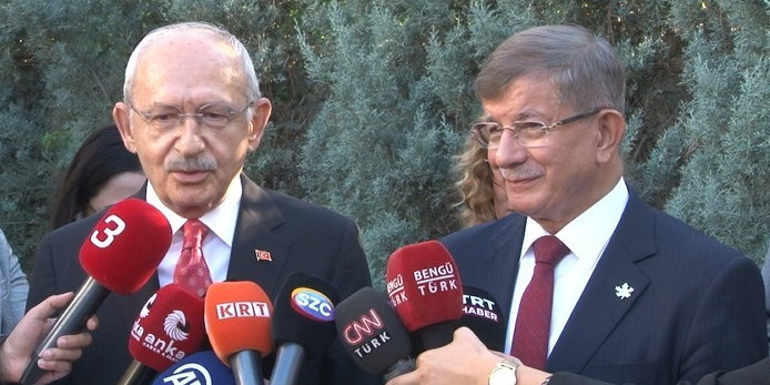 Davutoğlu’ndan Kılıçdaroğlu’na ziyaret