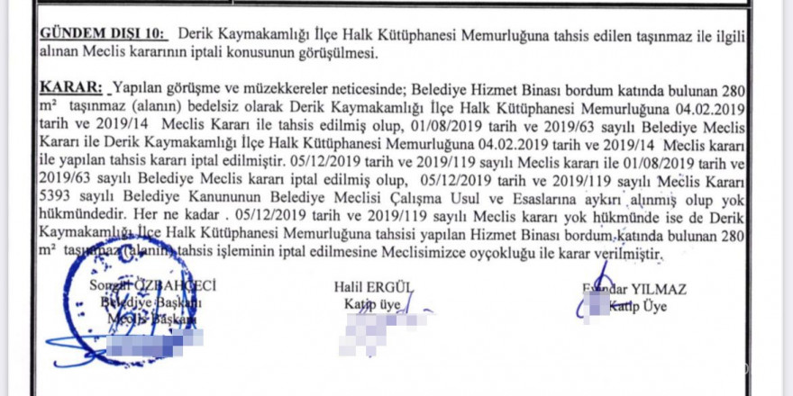 DEM’li Derik ve Mazıdağı belediyelerinden kütüphane düşmanlığı