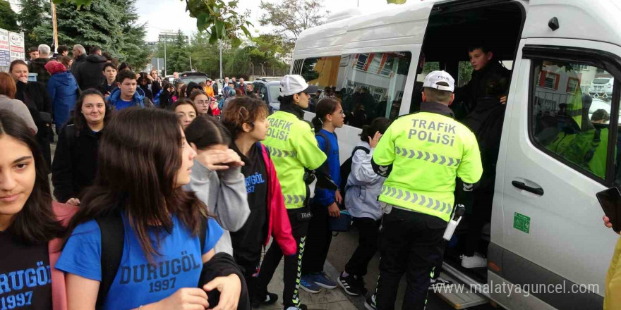 Denetimler sonuç verdi, okul servis araçları trafik kazasına karışmadı