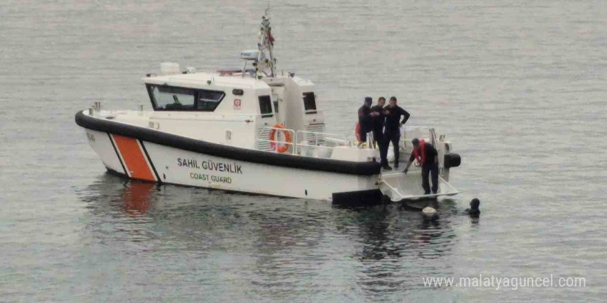 Denizdeki hayvan leşi Sahil Güvenliği alarma geçirdi