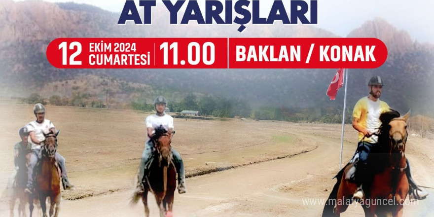 Denizli Büyükşehir ilk kez rahvan at yarışları heyecanını yaşatacak