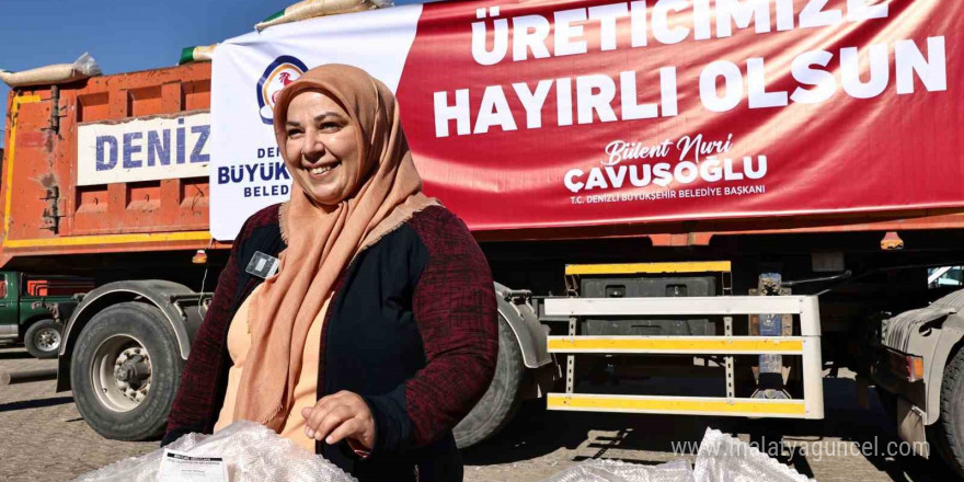 Denizli Büyükşehirden çiftçi ve üreticiye 10 milyon liralık destek