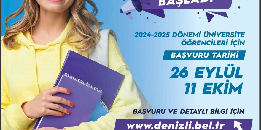 Denizli Büyükşehirden üniversitelilere öğrenim yardımı