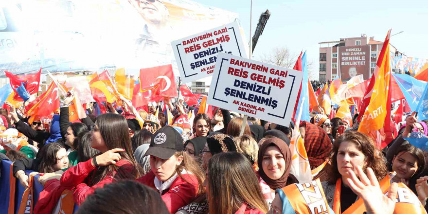 Denizli, Cumhurbaşkanı Erdoğan’ı bekliyor