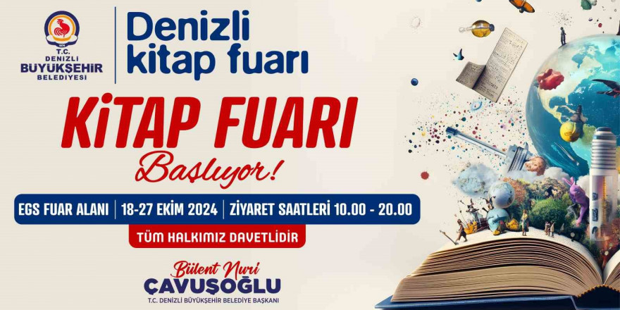 Denizli, Kitap Fuarı için gün sayıyor