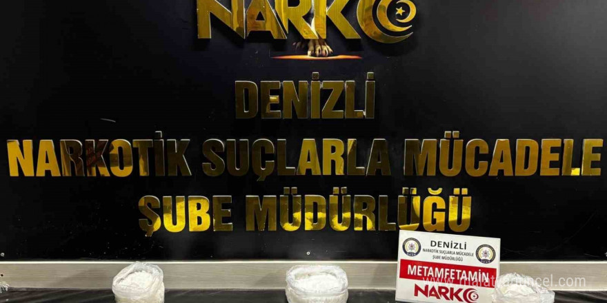 Denizli polisinden büyük başarı; tek seferde en yüksek zehrin piyasaya sürülmesi engellendi