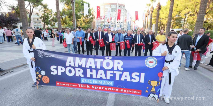 Denizli’de Amatör Spor Haftası coşkuyla kutlandı