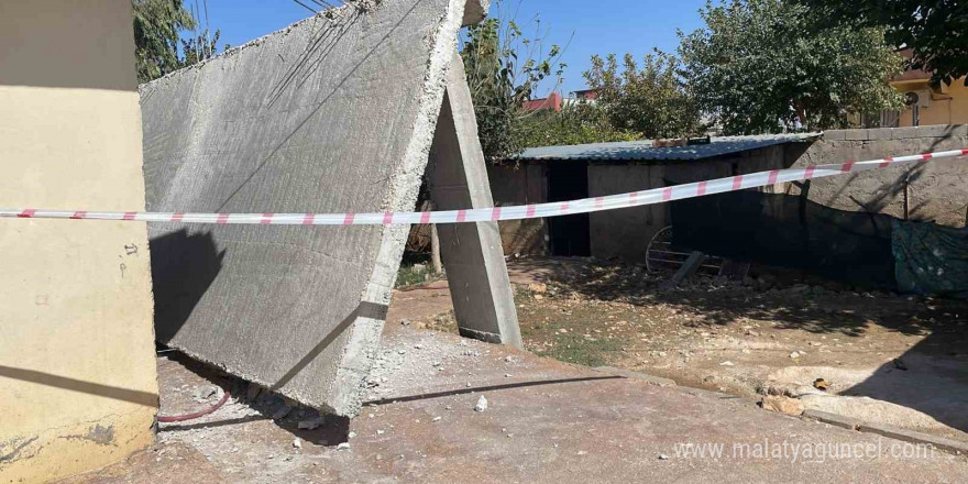 Depremde balkon çöktü, bir kadın yaralandı