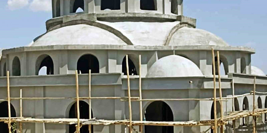 Depremden etkilenen Taşdeğirmen Camii inşaatı onarılmayı bekliyor