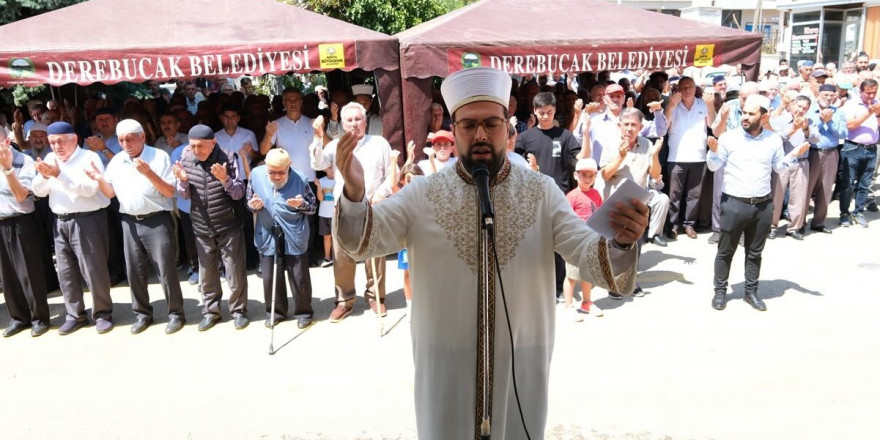 Derebucak’ta yağmur duası yapıldı