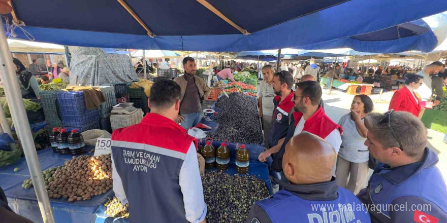 Didim’de zeytinyağı tezgahları denetlendi