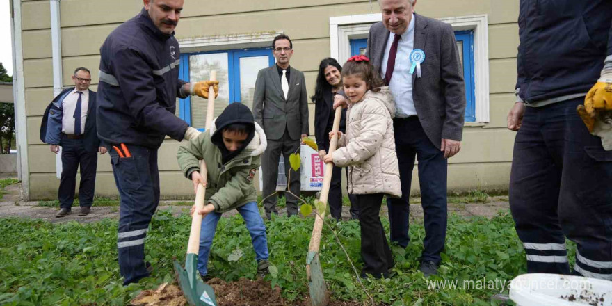 Diyabetli çocuklar, ’Diyabet Ormanı’na fidan dikti