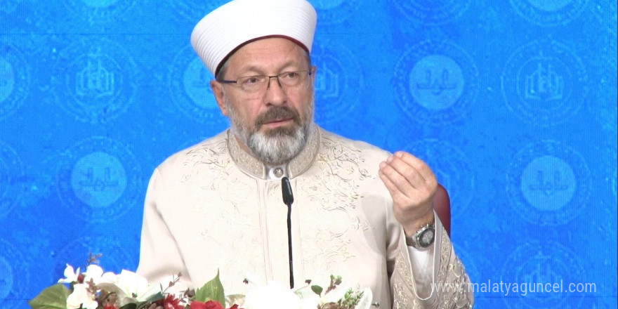 Diyanet İşleri Başkanı Erbaş: “30 sene önce Bosna Hersek’te yaptıklarını bugün Gazze’de yapıyorlar”